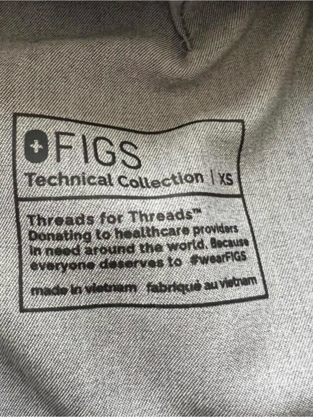 Figs Technical Collection Set in Graphite - Picture 3 of 4